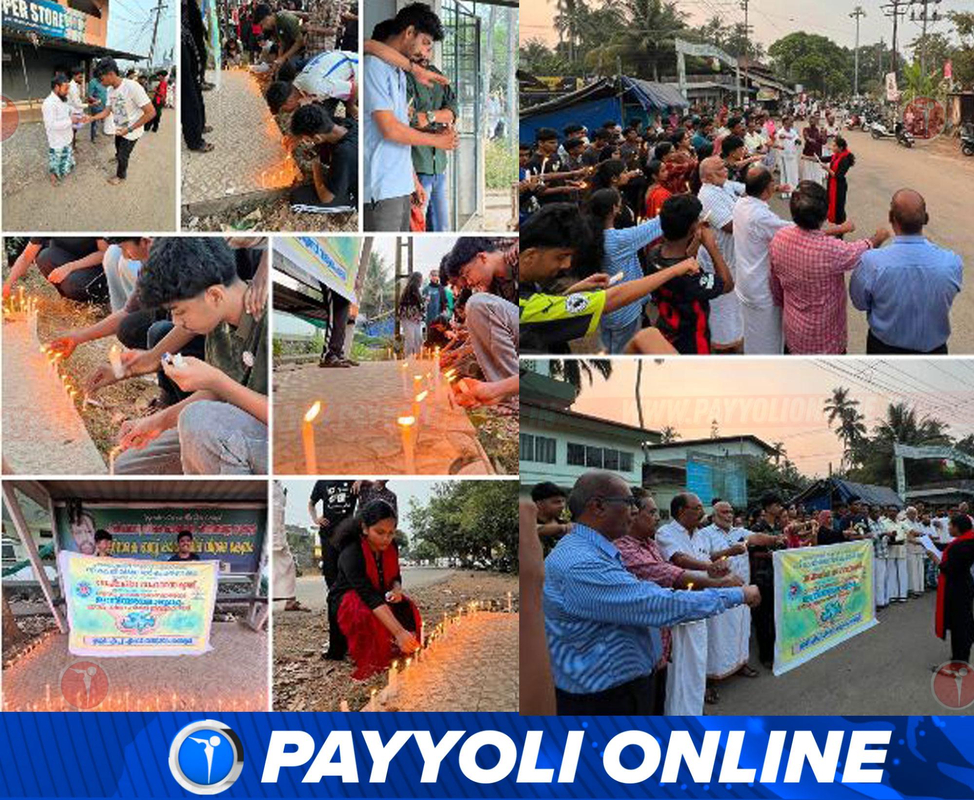 സപ്തദിന ക്യാമ്പിൽ ലഹരി വിരുദ്ധ ക്യാമ്പയിൻ നടത്തി ചിങ്ങപുരം സി.കെ.ജി സ്കൂളിലെ എൻ.എസ്.എസ് വളന്റിയർമാർ