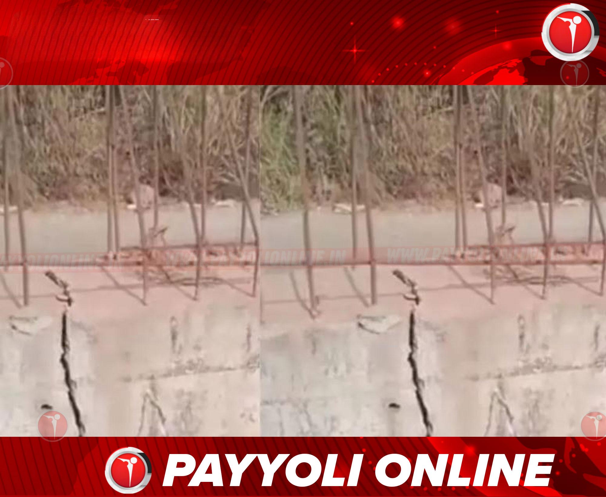 കൂര്യാട് ആവർത്തിക്കുമോ?; വടകര കുഞ്ഞിപ്പള്ളിയിൽ ദേശീയ പാത സംരക്ഷണ ഭിത്തിയിൽ വിള്ളൽ